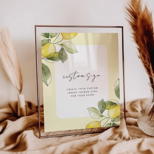 Lemon Baby Showmarke Poster