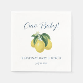 LEMON Baby Showpapier Napkin Serviette
