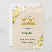 Lemon Baby Sprinkle laden Dankeskarte (Vorderseite)