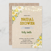 Lemon Baby Sprinkle laden Dankeskarte (Vorne/Hinten)