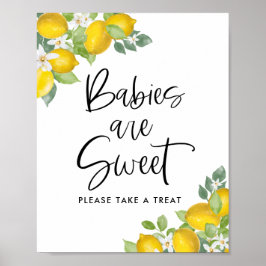 Lemon Babys sind Sweet Baby Shower Favoriten Poster