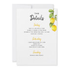 Lemon Bachelorette Wochenende