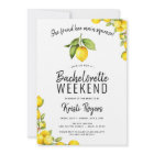 Lemon Bachelorette Wochenende