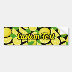 Lemon Background Autoaufkleber