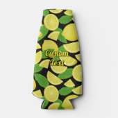 Lemon Background Flaschenkühler (Vorderseite)