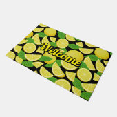 Lemon Background Fußmatte (Schrägansicht)