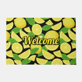 Lemon Background Fußmatte (Vorderseite)