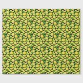 Lemon Background Geschenkpapier (Flach)