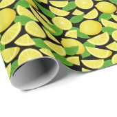 Lemon Background Geschenkpapier (Rolleneckpunkt)