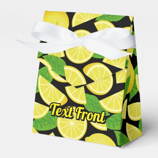 Lemon Background Geschenkschachtel (Vorderseite)