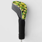 Lemon Background Golf Headcover (angewinkelt)