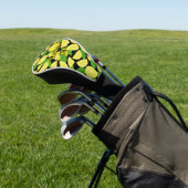 Lemon Background Golf Headcover (In SItu)