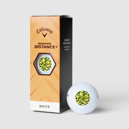 Lemon Background Golfball (Verpackungen)