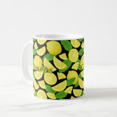 Lemon Background Kaffeetasse (Vorderseite Links)
