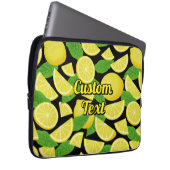 Lemon Background Laptopschutzhülle (Vorne Rechts)