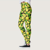Lemon Background Leggings (Links)
