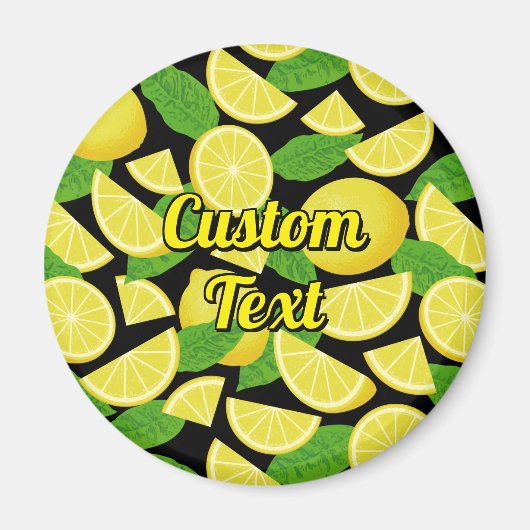 Lemon Background Magnet (Vorne)