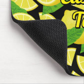 Lemon Background Mousepad (Ecke)