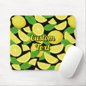 Lemon Background Mousepad (Mit Mouse)
