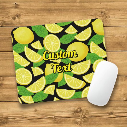 Lemon Background Mousepad