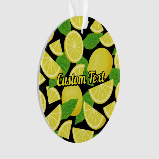 Lemon Background Ornament (Vorderseite)