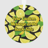 Lemon Background Ornament (Rückseite)