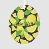 Lemon Background Ornament (Vorderseite)
