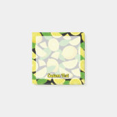 Lemon Background Post-it Klebezettel (Vorderseite)
