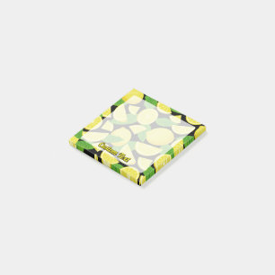 Lemon Background Post-it Klebezettel