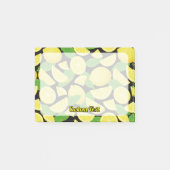 Lemon Background Post-it Klebezettel (Vorderseite)