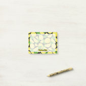 Lemon Background Post-it Klebezettel (Auf Schreibtisch)