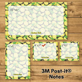 Lemon Background Post-it Klebezettel