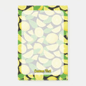 Lemon Background Post-it Klebezettel (Vorderseite)
