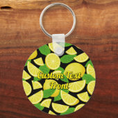 Lemon Background Schlüsselanhänger (Vorderseite)