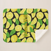 Lemon Background Sherpadecke (Vorderseite (Horizontal))