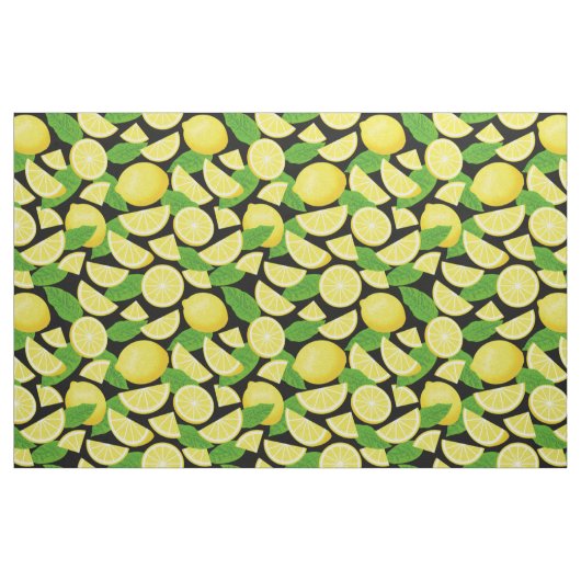 Lemon Background Stoff (Fat Quarter (45,7 x 55,9 cm))