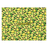 Lemon Background Tischdecke (Vorderseite (Horizontal))