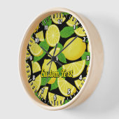 Lemon Background Uhr (Winkel)