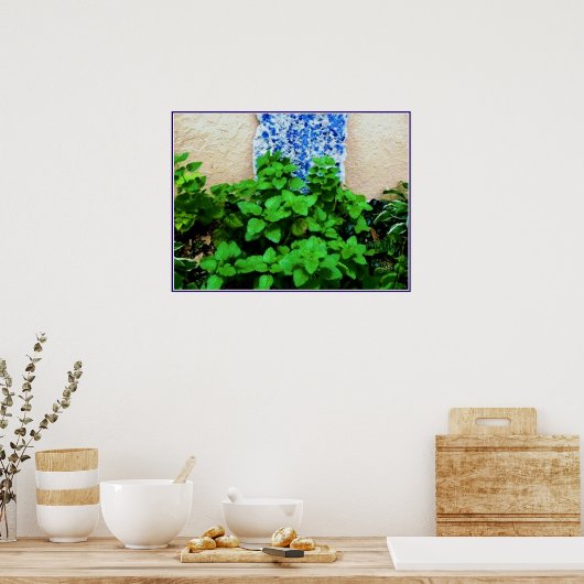 Lemon Balm Herb Garden Poster (Küche)