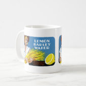 Lemon Barley Water Label Kaffeetasse (Vorderseite Links)