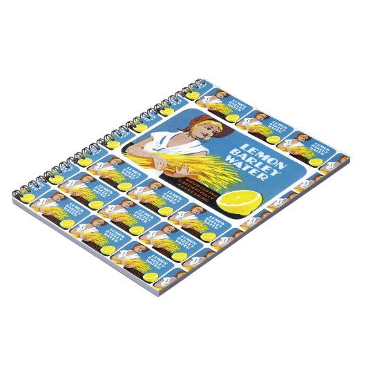 Lemon Barley Water Label Multiprint Notizblock (Linke Seite)