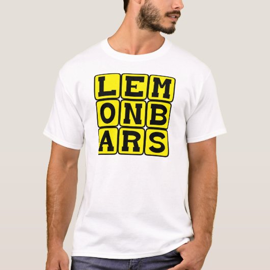 Lemon Bars, Art des Desserts T-Shirt (Vorderseite)