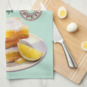Lemon Bars Backrezeptur Geschirrtuch (Viertel Falte)