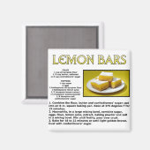 Lemon Bars Magnet (Vorderseite/Rückseite)