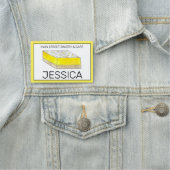 Lemon Bars Squares Bake Sale Cookie Bäckerei Namensschild (Beispiel)