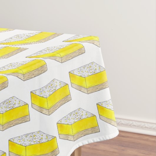 Lemon Bars Squares Bake Sale Cookie Swap Konditore Tischdecke (Beispiel)