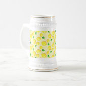 Lemon Beer Stein Bierglas (Vorderseite Links)