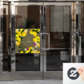 Lemon-Begrüßungsfenster Fensteraufkleber (Büro Tür)