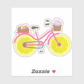 Lemon Bike Aufkleber (Blatt)