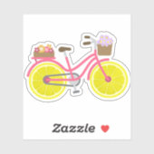 Lemon Bike Sticker (Blatt)